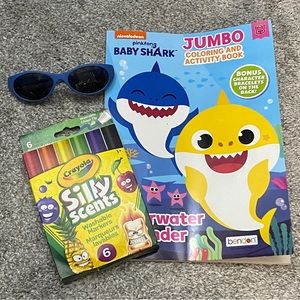 Children’s Colouring Book, Markers & Sunglasses